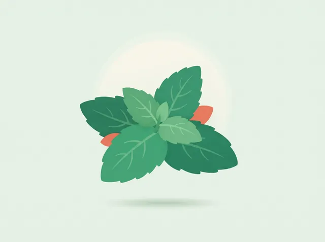 Illustration : Menthe poivrée